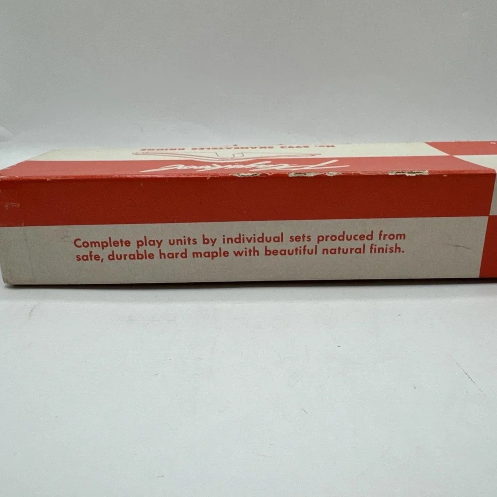 Vintage Playskool‎ No. S993 Skaneateles Bridge Wooden Railroad